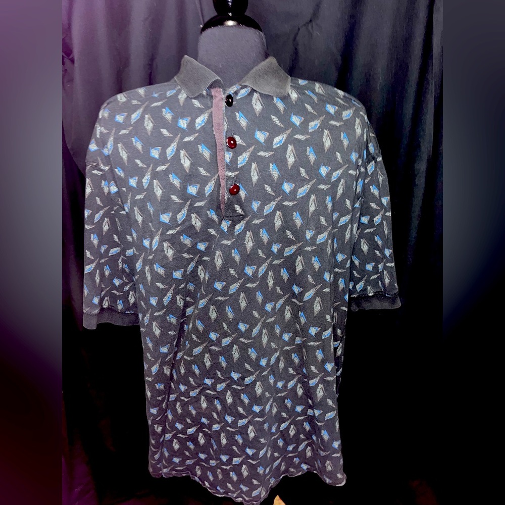 Vitanova Men’s XL Patterned Polo
